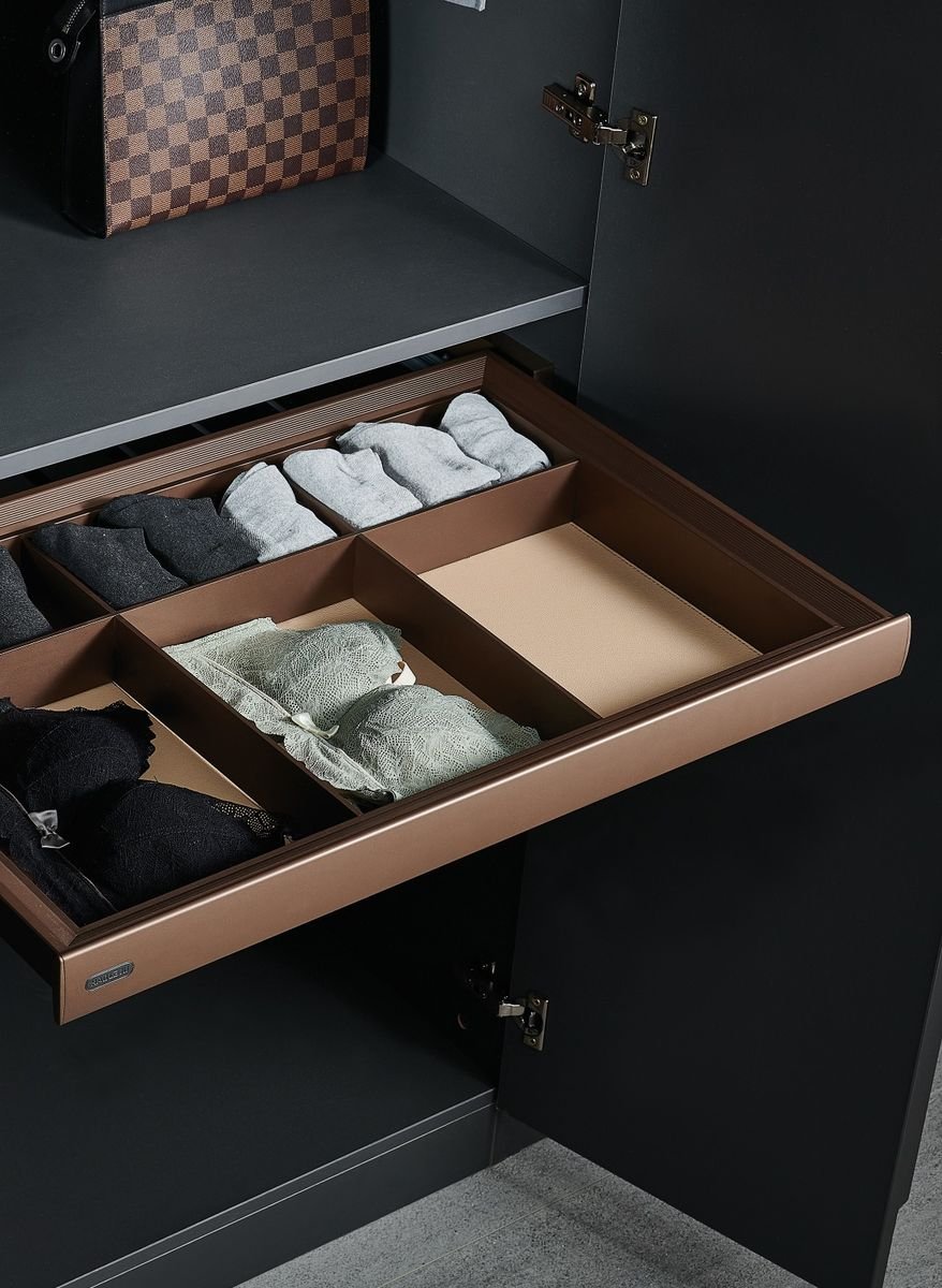 KBS Series — Wardrobe drawer with compartments for folded clothing